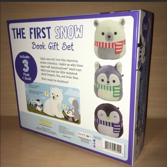 First snow gift set 3 Squishmallows and a book - Picture 2 of 3